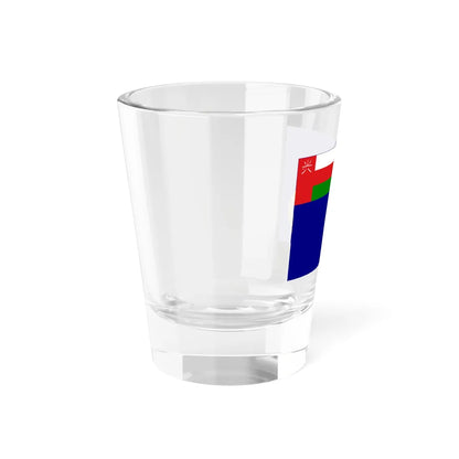 Naval Ensign of Oman (Oman) Shot Glass 1.5oz - Go Mug Yourself