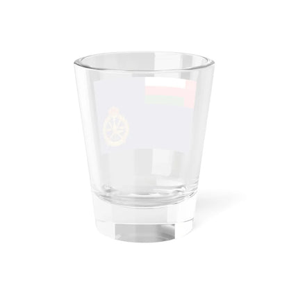 Naval Ensign of Oman (Oman) Shot Glass 1.5oz - Go Mug Yourself