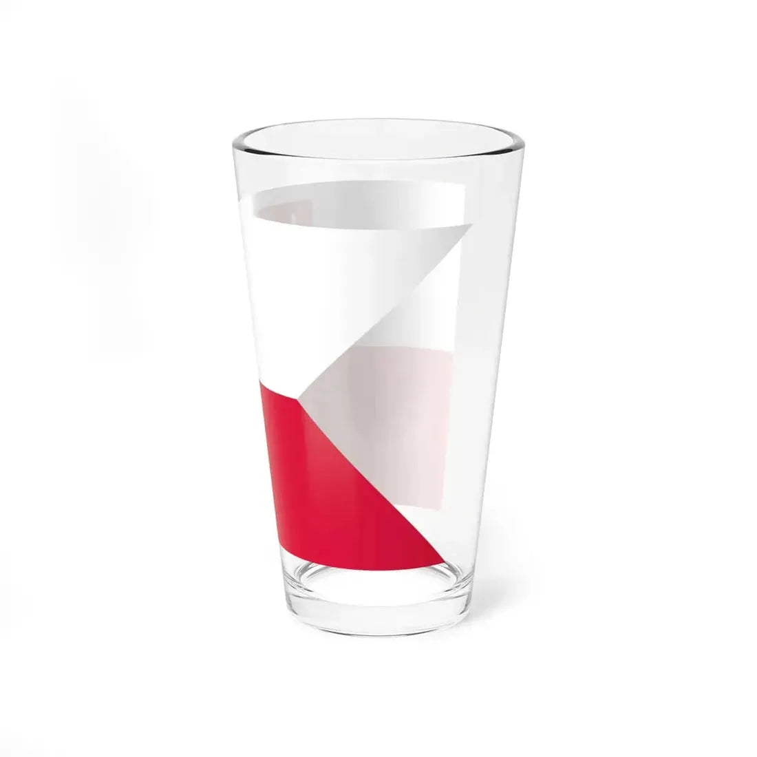 Naval Ensign of Poland 1919-1928 (Poland) Pint Glass 16oz - Go Mug Yourself