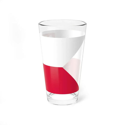 Naval Ensign of Poland 1980-1993 (Poland) Pint Glass 16oz - Go Mug Yourself