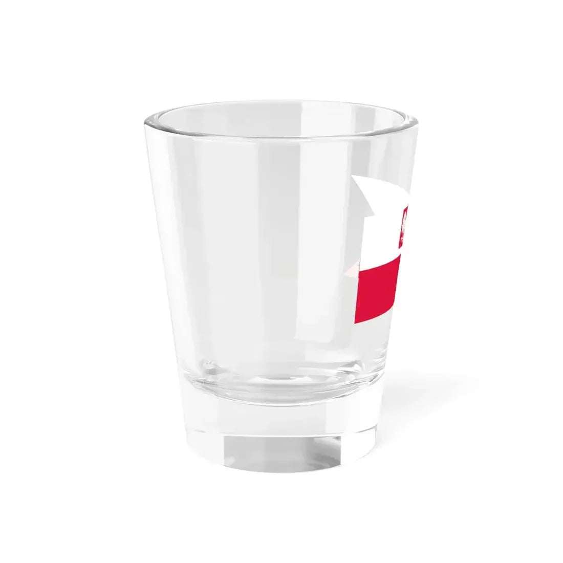 Naval Ensign of Poland 1980-1993 (Poland) Shot Glass 1.5oz - Go Mug Yourself