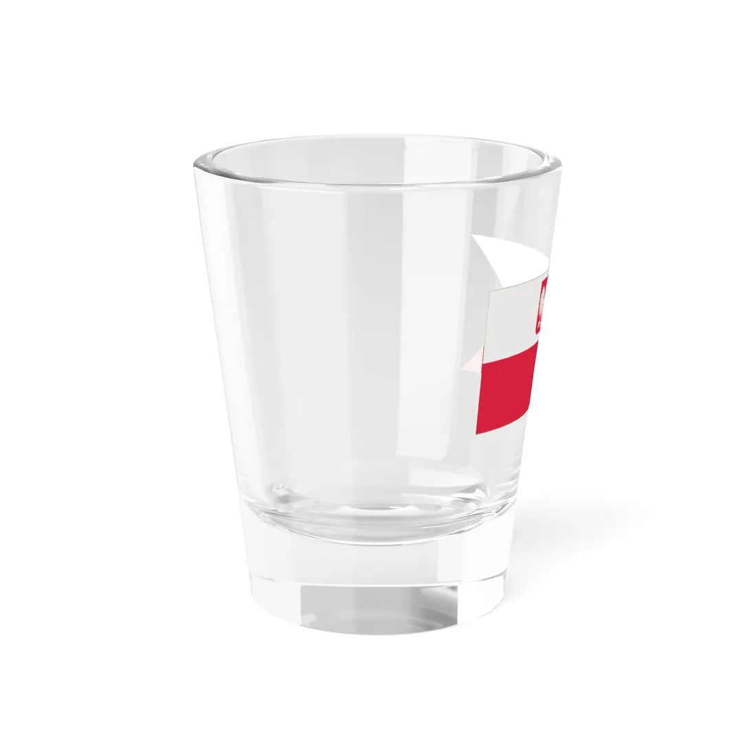 Naval Ensign of Poland normative (Poland) Shot Glass 1.5oz - Go Mug Yourself