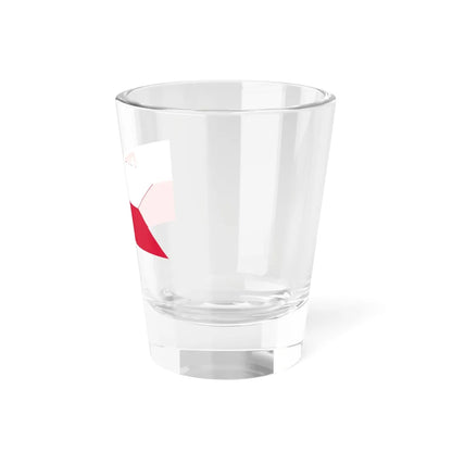 Naval Ensign of Poland (Poland) Shot Glass 1.5oz - Go Mug Yourself