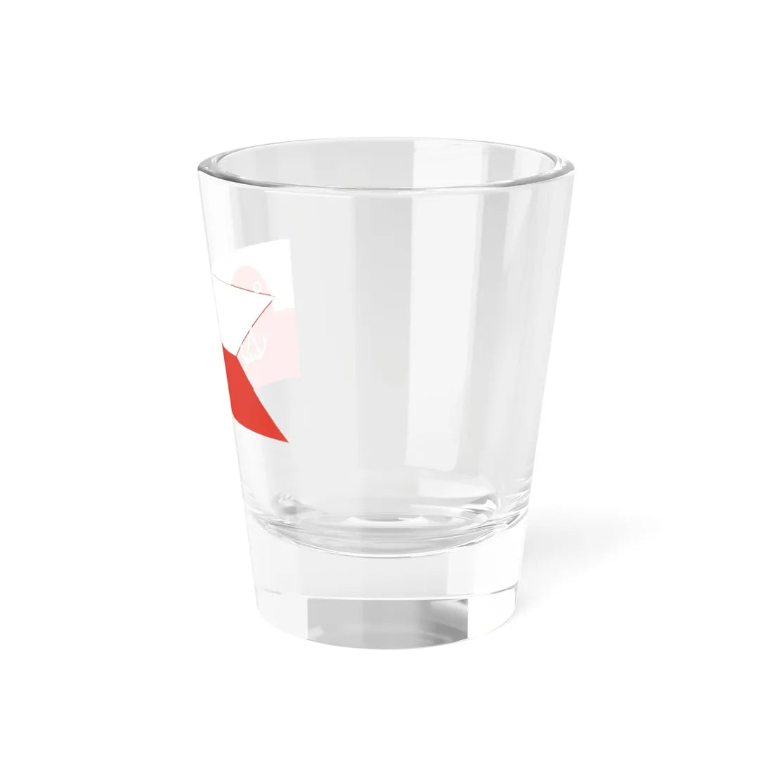 Naval Ensign of river fleet IIRP v1 (Poland) Shot Glass 1.5oz - Go Mug Yourself