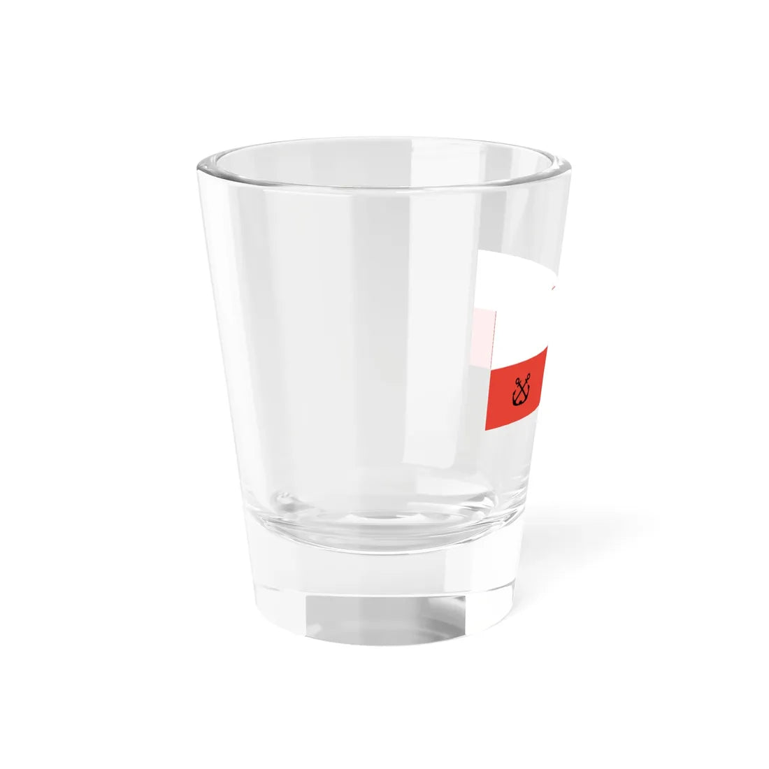 Naval Ensign of river fleet IIRP v2 (Poland) Shot Glass 1.5oz - Go Mug Yourself