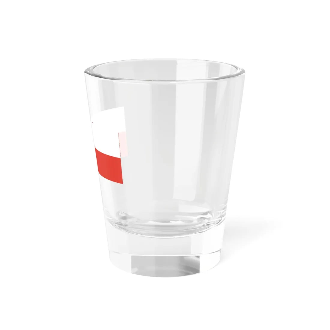 Naval Ensign of river fleet IIRP v2 (Poland) Shot Glass 1.5oz - Go Mug Yourself