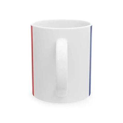 Naval Ensign of Romania 1922-1947 (Moldova) White Coffee Mug - Go Mug Yourself