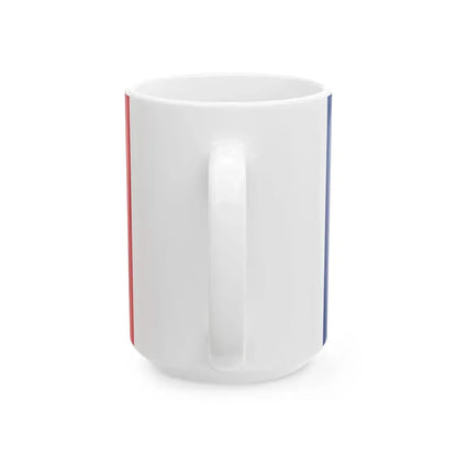 Naval Ensign of Romania 1922-1947 (Moldova) White Coffee Mug - Go Mug Yourself