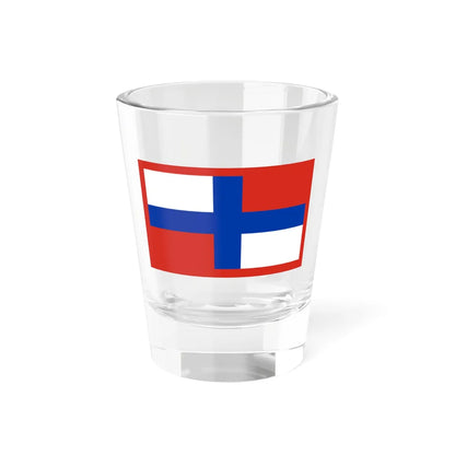 Naval ensign of Russia 1668-1697 (Russia) Shot Glass 1.5oz 1.5oz - Go Mug Yourself