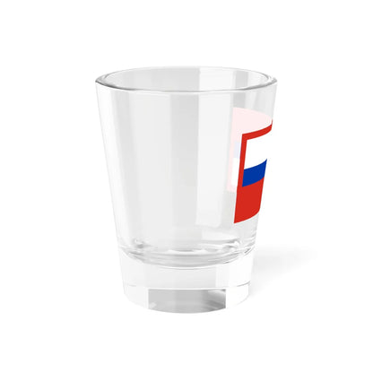 Naval ensign of Russia 1668-1697 (Russia) Shot Glass 1.5oz - Go Mug Yourself