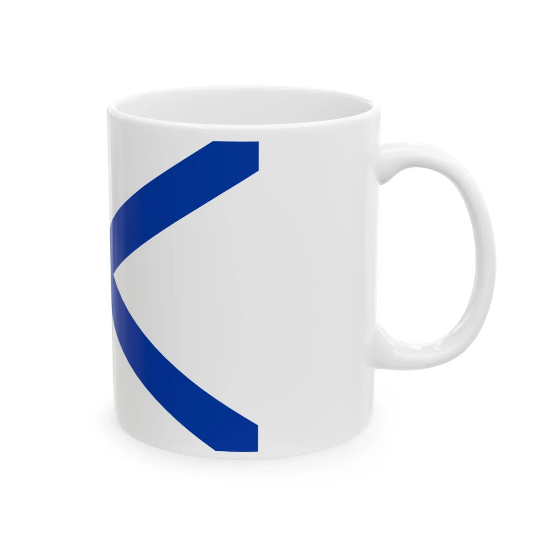Naval Ensign of Russia as a path (Russia) White Coffee Mug - Go Mug Yourself