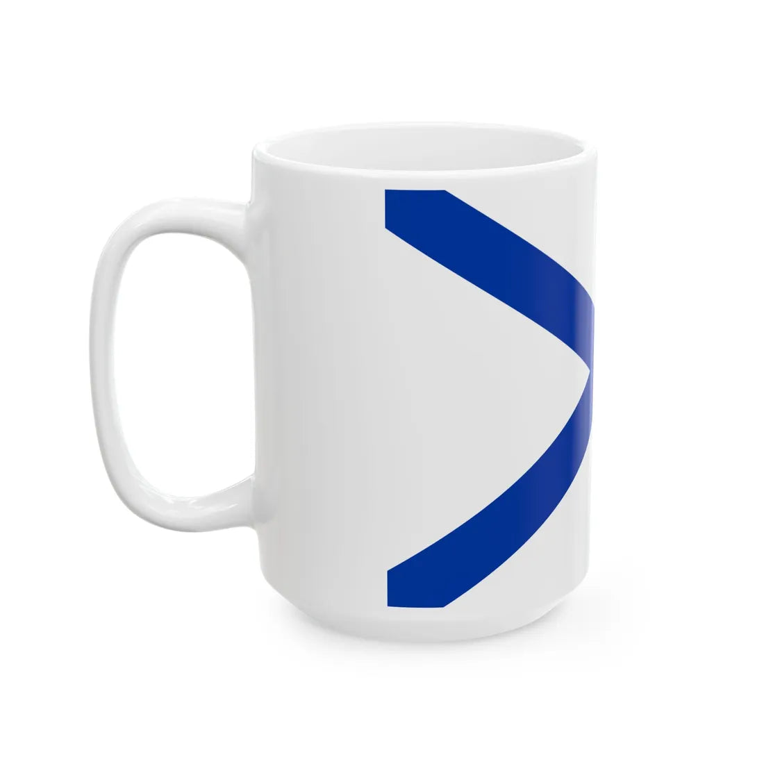 Naval Ensign of Russia as a path (Russia) White Coffee Mug - Go Mug Yourself