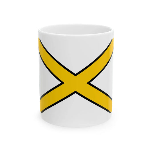 Naval Ensign of Russia black-yellow-white (Russia) White Coffee Mug 11oz - Go Mug Yourself