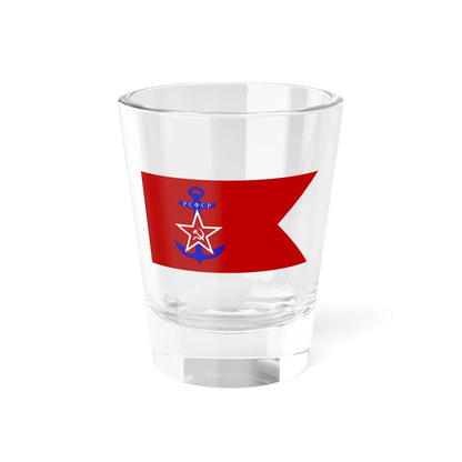 Naval Ensign of Russian SFSR 1920-1923 (Russia) Shot Glass 1.5oz 1.5oz - Go Mug Yourself