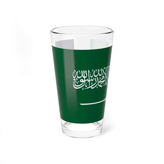 Naval Ensign of Saudi Arabia (Saudi Arabia) Pint Glass 16oz 16oz - Go Mug Yourself