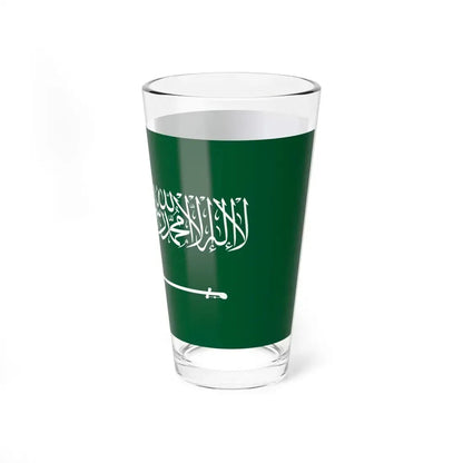 Naval Ensign of Saudi Arabia (Saudi Arabia) Pint Glass 16oz - Go Mug Yourself