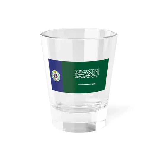 Naval Ensign of Saudi Arabia (Saudi Arabia) Shot Glass 1.5oz 1.5oz - Go Mug Yourself