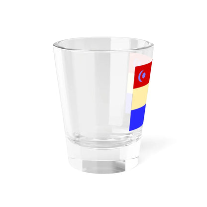 Naval Ensign of Serbia 1836 (Serbia) Shot Glass 1.5oz - Go Mug Yourself