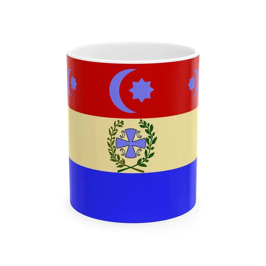 Naval Ensign of Serbia 1836 (Serbia) White Coffee Mug 11oz - Go Mug Yourself