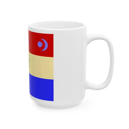 Naval Ensign of Serbia 1836 (Serbia) White Coffee Mug - Go Mug Yourself
