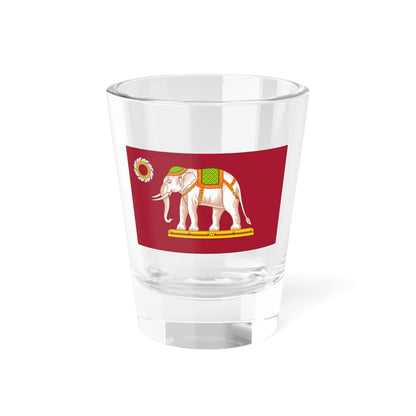 Naval Ensign of Siam 1881-1887 (Cambodia) Shot Glass 1.5oz 1.5oz - Go Mug Yourself