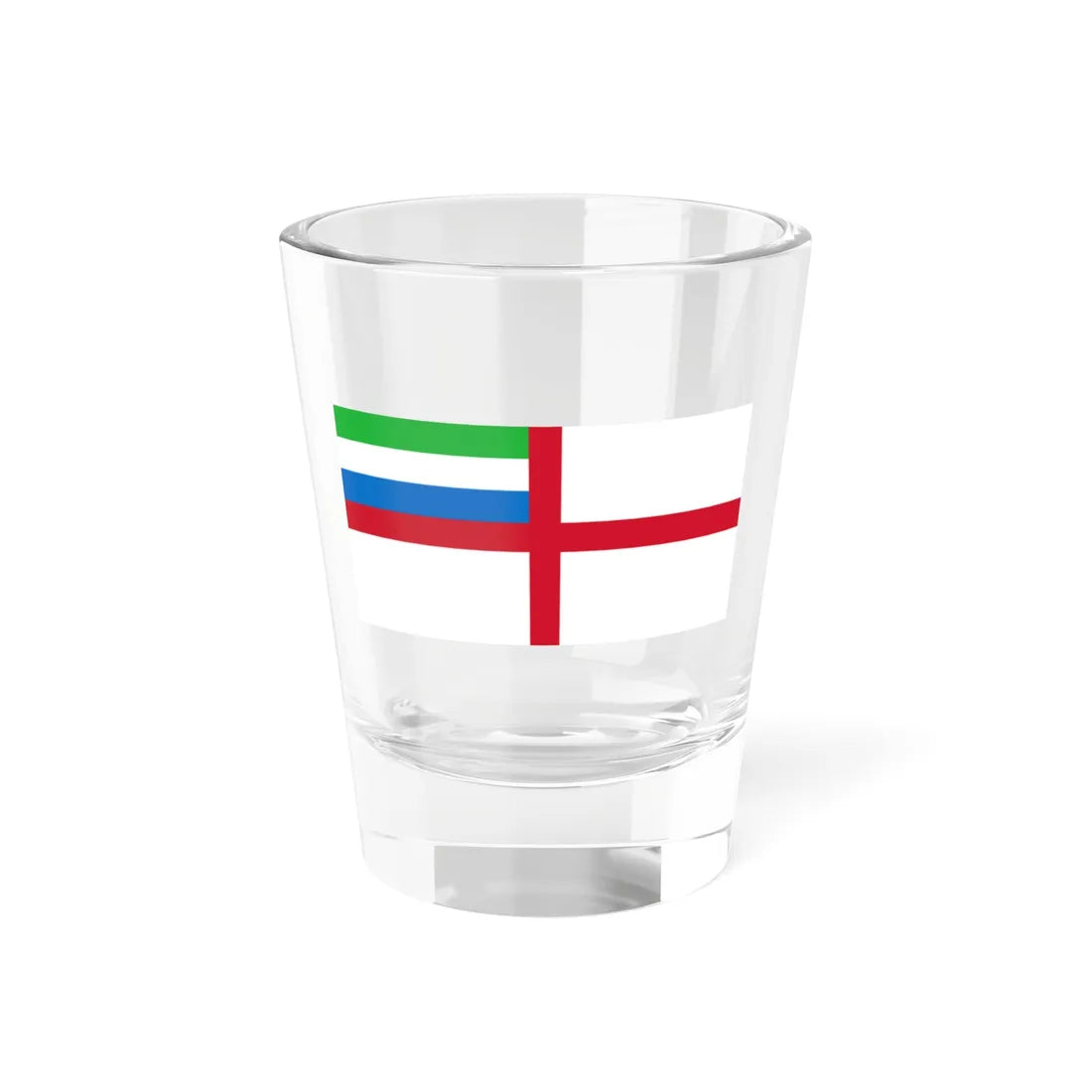Naval Ensign of Sierra Leone - Variant (Sierra Leone) Shot Glass 1.5oz 1.5oz - Go Mug Yourself