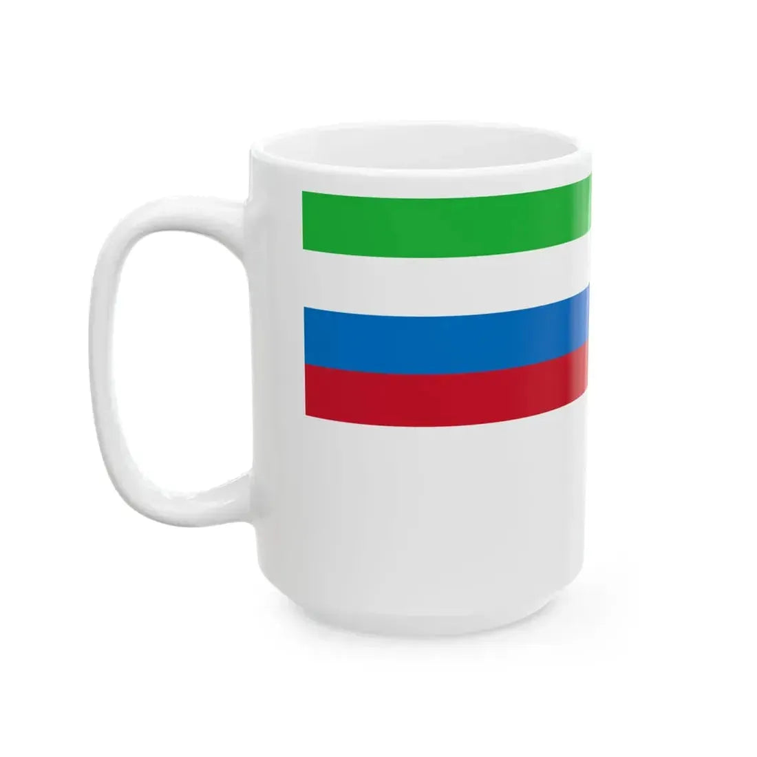 Naval Ensign of Sierra Leone - Variant (Sierra Leone) White Coffee Mug - Go Mug Yourself