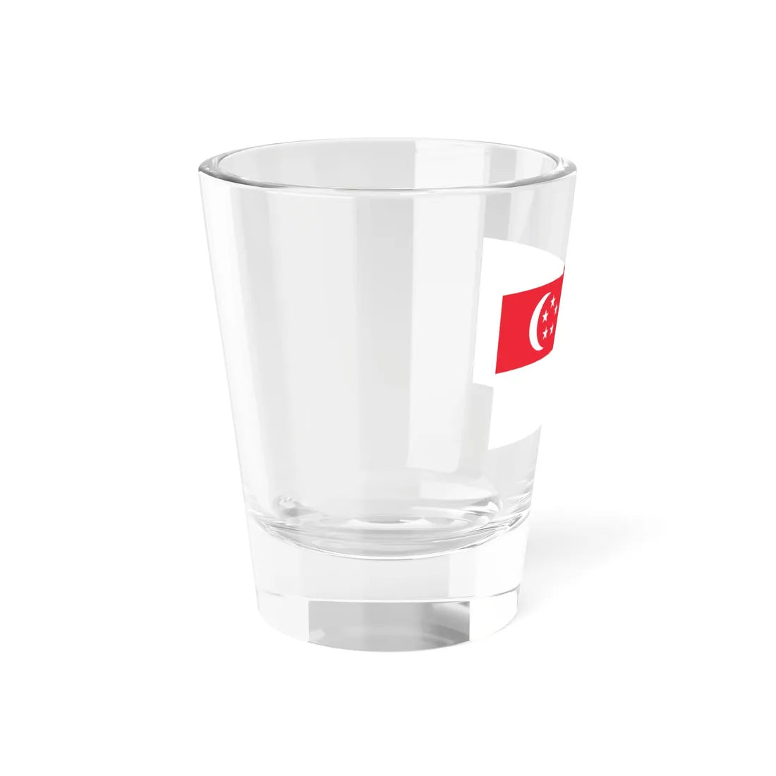 Naval Ensign of Singapore legal ratio (Singapore) Shot Glass 1.5oz - Go Mug Yourself