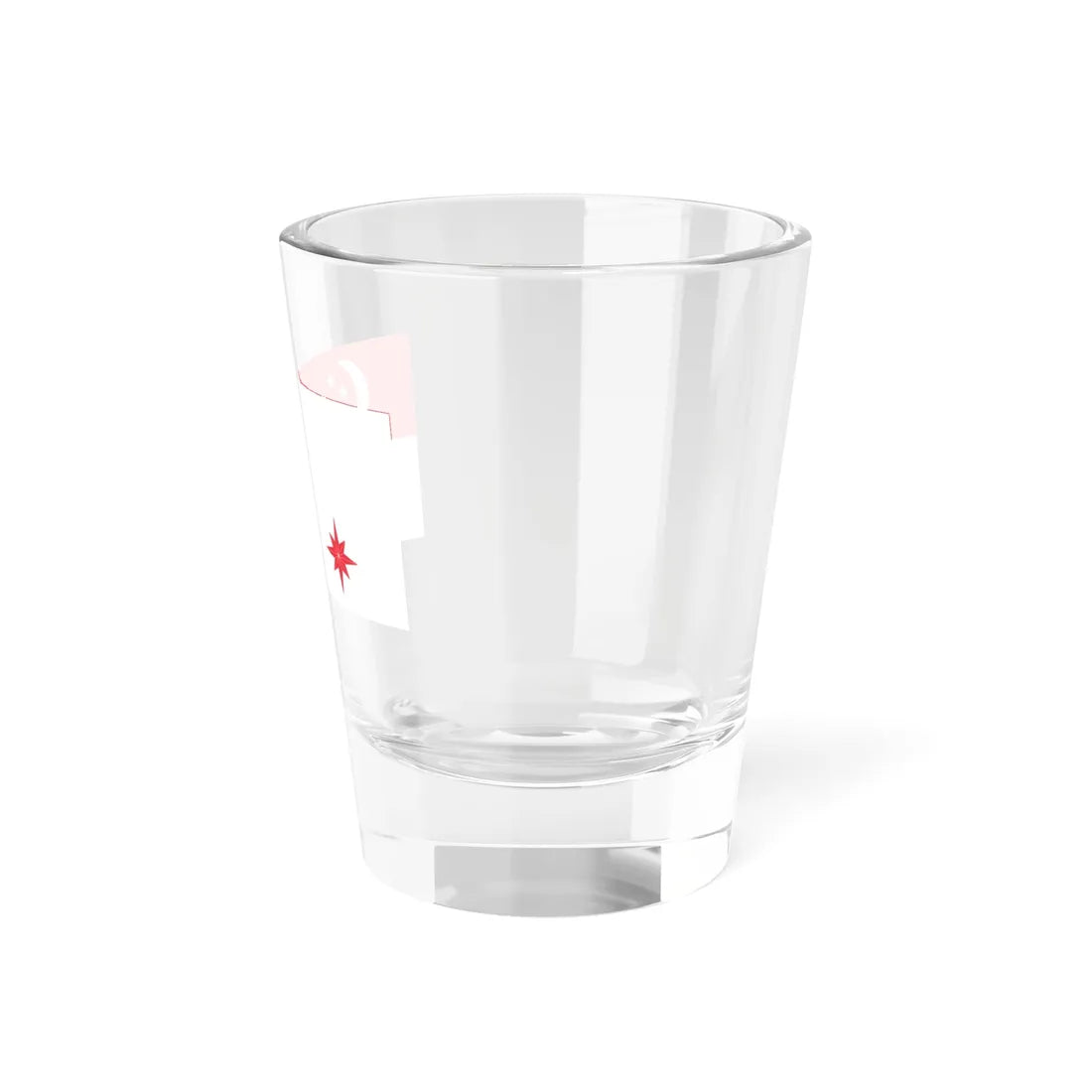 Naval Ensign of Singapore legal ratio (Singapore) Shot Glass 1.5oz - Go Mug Yourself