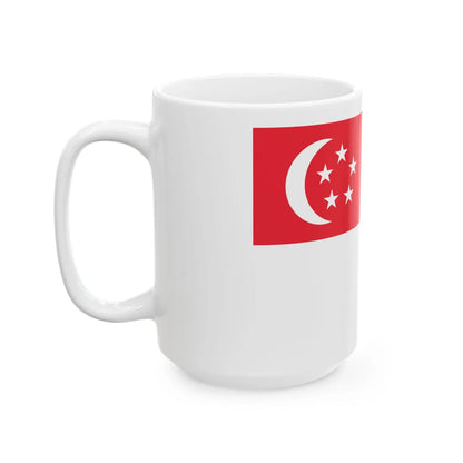 Naval Ensign of Singapore (Singapore) White Coffee Mug - Go Mug Yourself