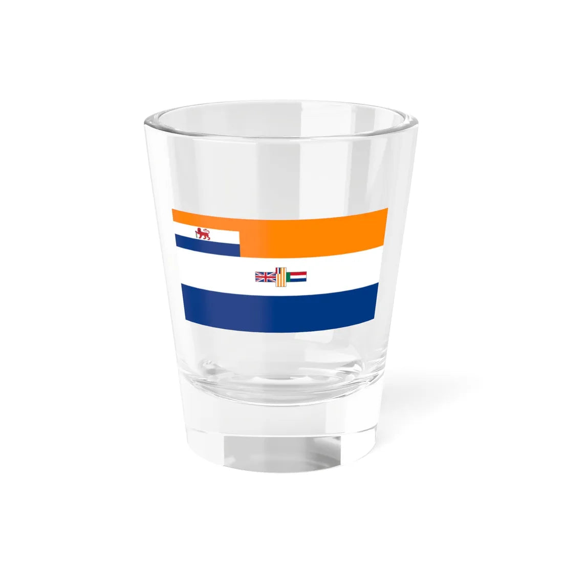Naval Ensign of South Africa 1951-1952 (South Africa) Shot Glass 1.5oz 1.5oz - Go Mug Yourself