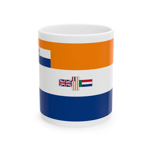 Naval Ensign of South Africa 1951-1952 (South Africa) White Coffee Mug 11oz - Go Mug Yourself