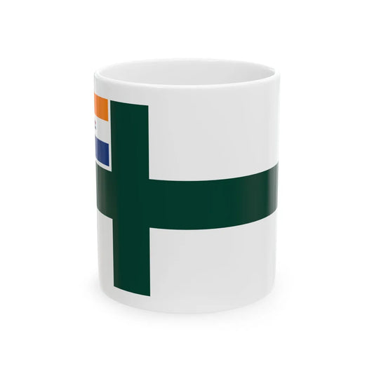 Naval Ensign of South Africa 1959-1981 (South Africa) White Coffee Mug 11oz - Go Mug Yourself