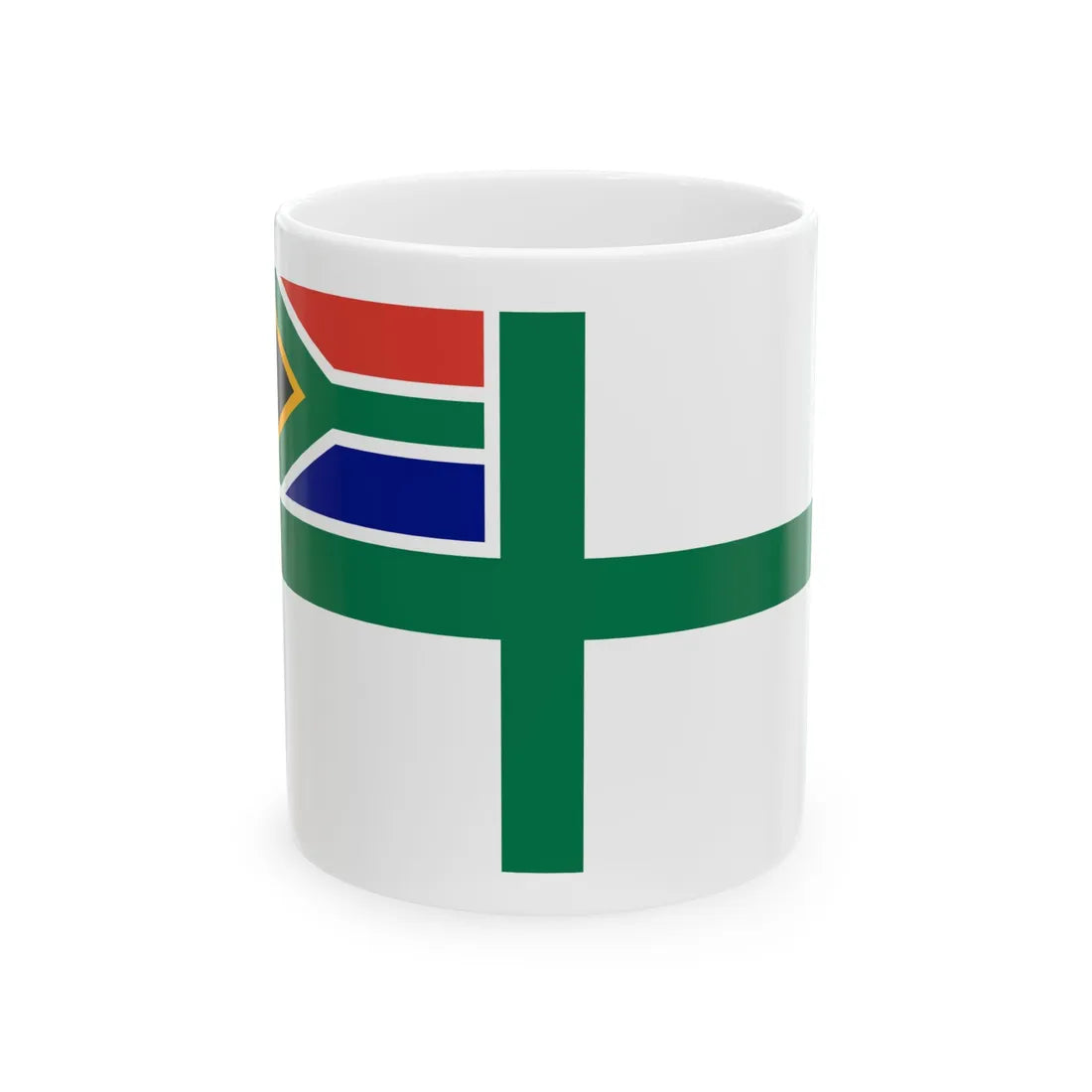 Naval Ensign of South Africa (South Africa) White Coffee Mug 11oz - Go Mug Yourself