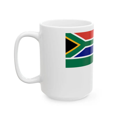 Naval Ensign of South Africa (South Africa) White Coffee Mug - Go Mug Yourself