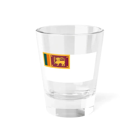Naval Ensign of Sri Lanka (Sri Lanka) Shot Glass 1.5oz 1.5oz - Go Mug Yourself