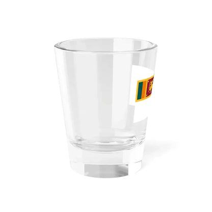 Naval Ensign of Sri Lanka (Sri Lanka) Shot Glass 1.5oz - Go Mug Yourself
