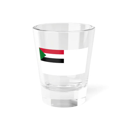 Naval Ensign of Sudan (Sudan) Shot Glass 1.5oz 1.5oz - Go Mug Yourself