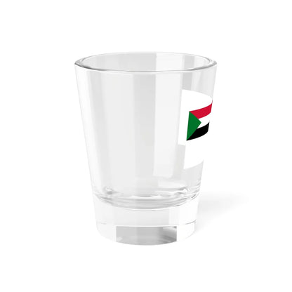 Naval Ensign of Sudan (Sudan) Shot Glass 1.5oz - Go Mug Yourself