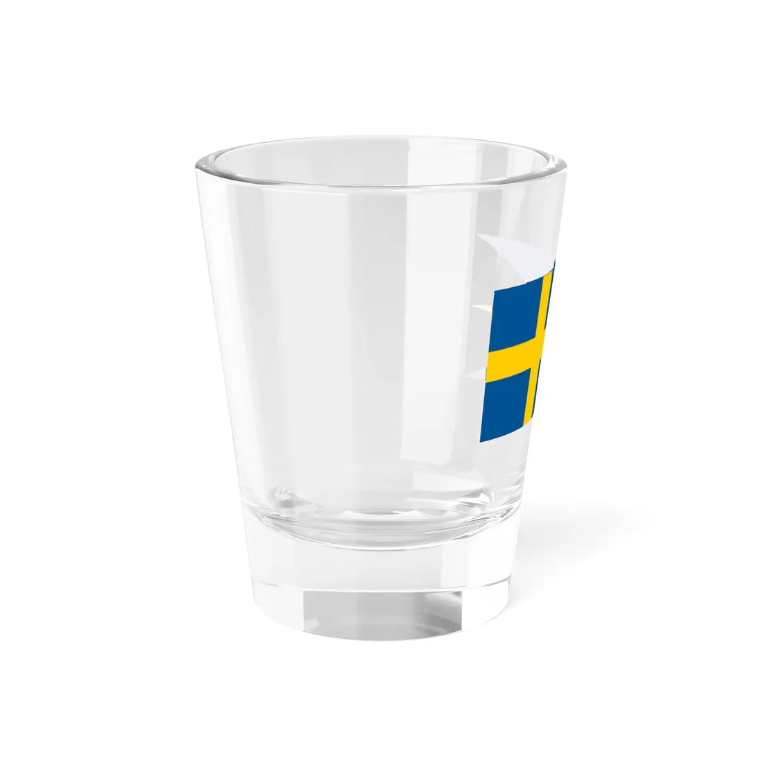 Naval Ensign of Sweden (Sweden) Shot Glass 1.5oz - Go Mug Yourself