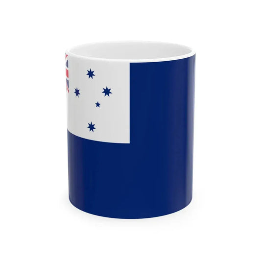 Naval Ensign of the Australian Navy Cadets (Australia) White Coffee Mug 11oz - Go Mug Yourself