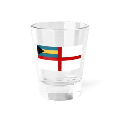 Naval Ensign of the Bahamas (Bahamas) Shot Glass 1.5oz 1.5oz - Go Mug Yourself