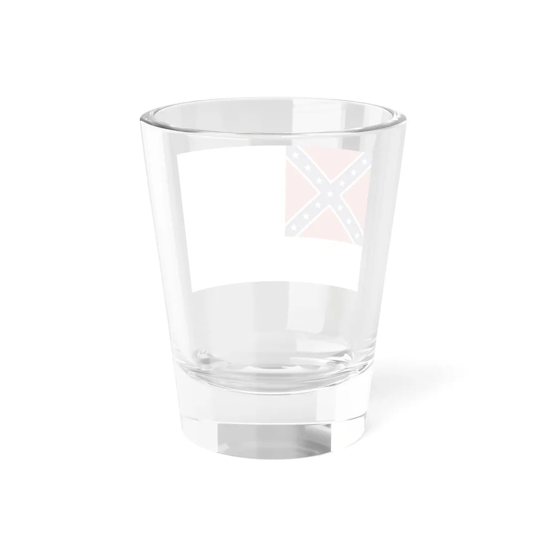 Naval ensign of the Confederate States 1863-1865 (Confederate States) Shot Glass 1.5oz - Go Mug Yourself
