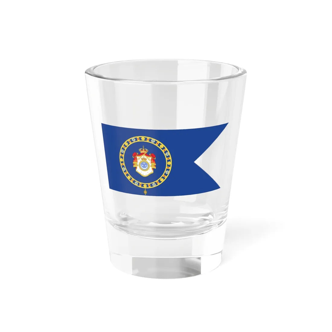 Naval Ensign of the Crown Prince (Egypt) Shot Glass 1.5oz 1.5oz - Go Mug Yourself