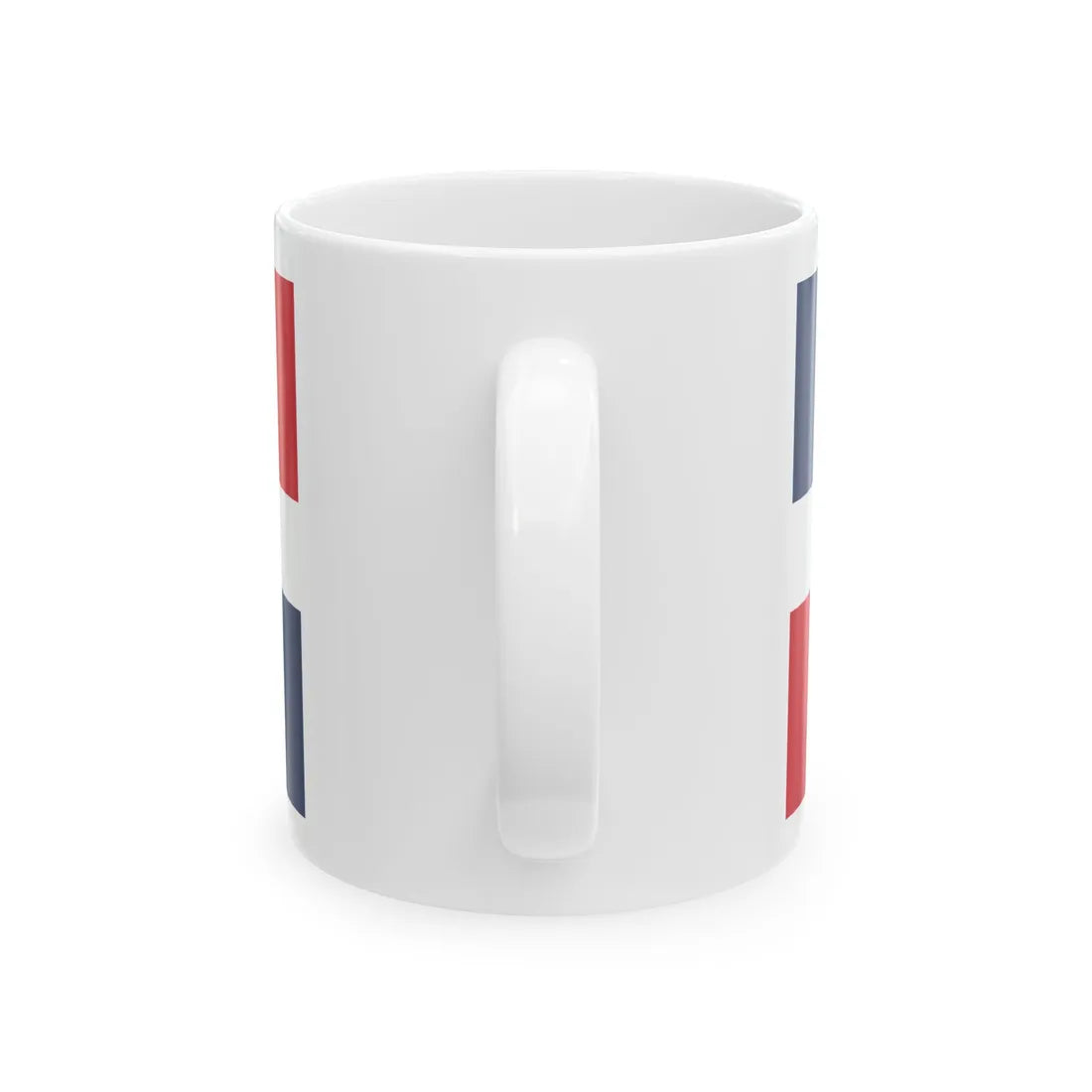 Naval Ensign of the Dominican Republic (Dominica) White Coffee Mug - Go Mug Yourself