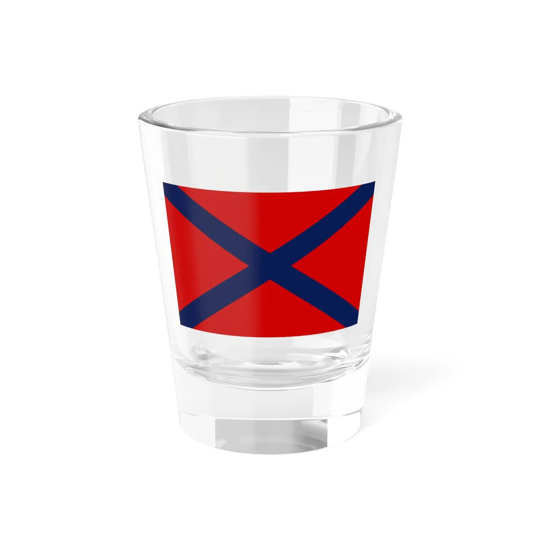 Naval Ensign of the Far Eastern Republic (Russia) Shot Glass 1.5oz 1.5oz - Go Mug Yourself