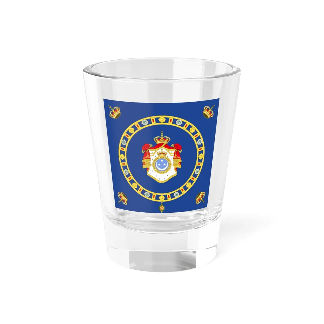Naval Ensign of the King of Egypt (Egypt) Shot Glass 1.5oz 1.5oz - Go Mug Yourself