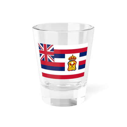 Naval ensign of the Kingdom of Hawaii (United States) Shot Glass 1.5oz 1.5oz - Go Mug Yourself