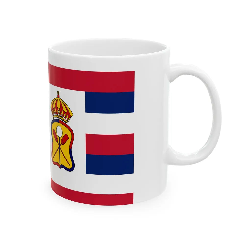 Naval ensign of the Kingdom of Hawaii (United States) White Coffee Mug - Go Mug Yourself