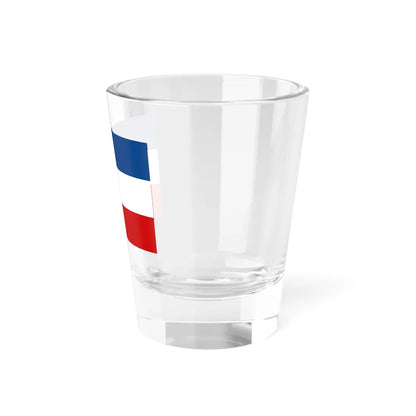 Naval ensign of the Kingdom of Yugoslavia (Croatia) Shot Glass 1.5oz - Go Mug Yourself